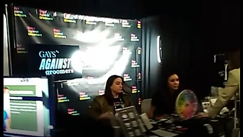 Gays Against Groomer booth - #amfest2022