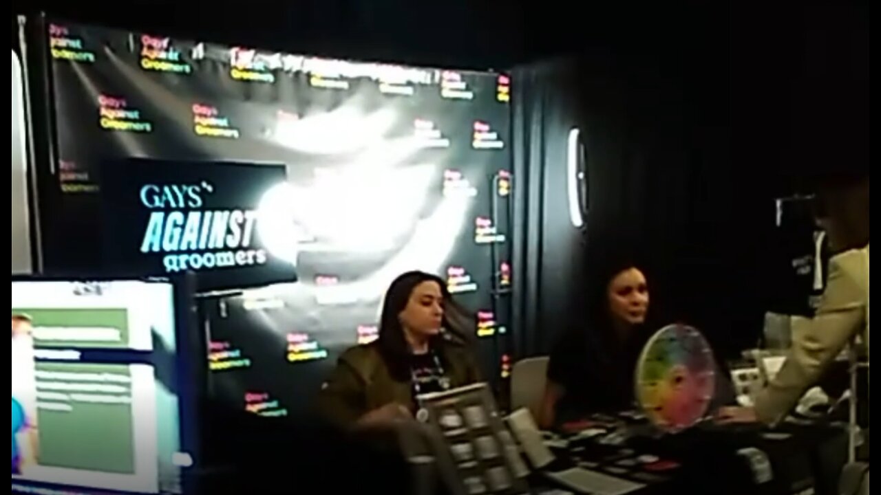 Gays Against Groomer booth - #amfest2022