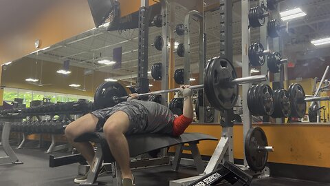 225 pound bench press for 19 reps