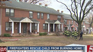 Child Hospitalized After Apartment Fire