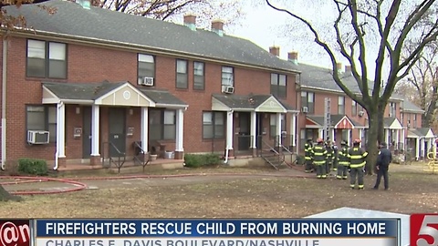 Child Hospitalized After Apartment Fire