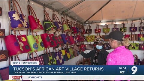 Tucson’s African Art Village returns after pandemic hiatus