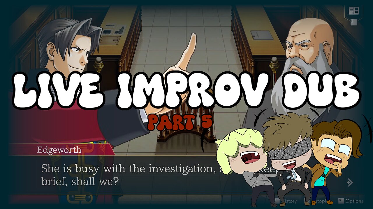 The Ace Attorney Investigations Collection LIVE IMPROV DUB (Part 5)