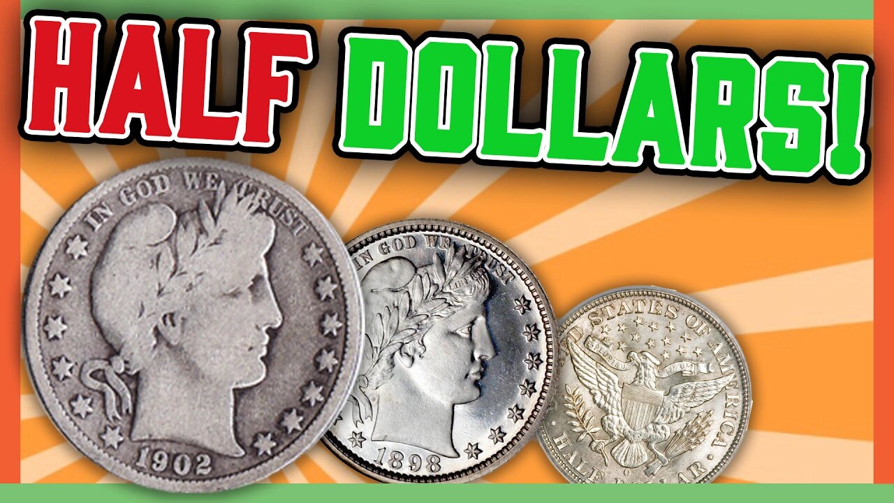 RARE BARBER HALF DOLLARS WORTH MONEY - HALF DOLLAR ERRORS!!