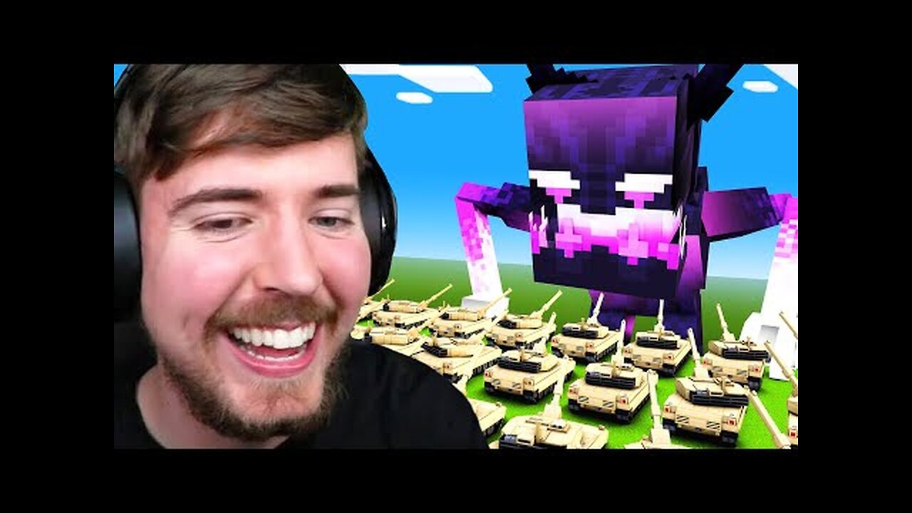 1,000 Tanks Vs Titan Enderman!