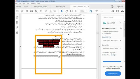 9th Urdu Grammar Pg no 34
