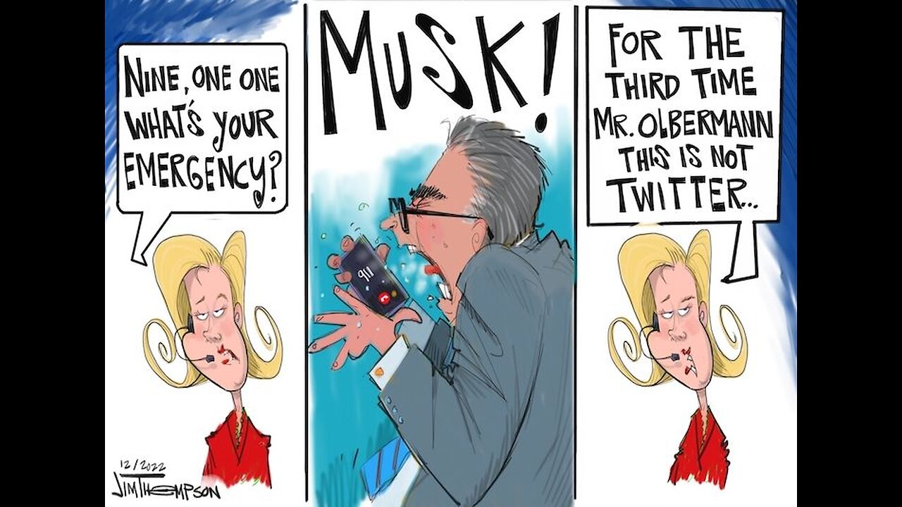 Friday Cartoon: 911! 911! Keith Olbermann Is Having Another Meltdown