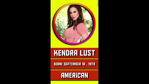 Brief introduction of Kendra Lust