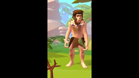 Ancient people lived by hunting.