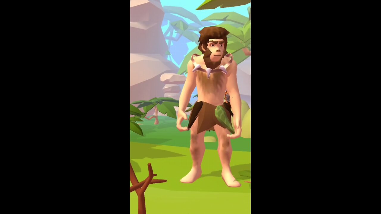 Ancient people lived by hunting.