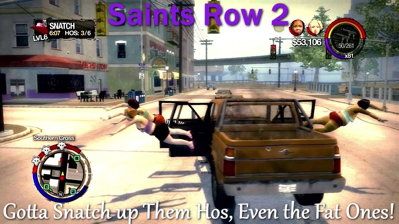 Saints Row 2- With Commentary- Activities/Gotta SNATCH up Them Hos, Even the Fat Ones!