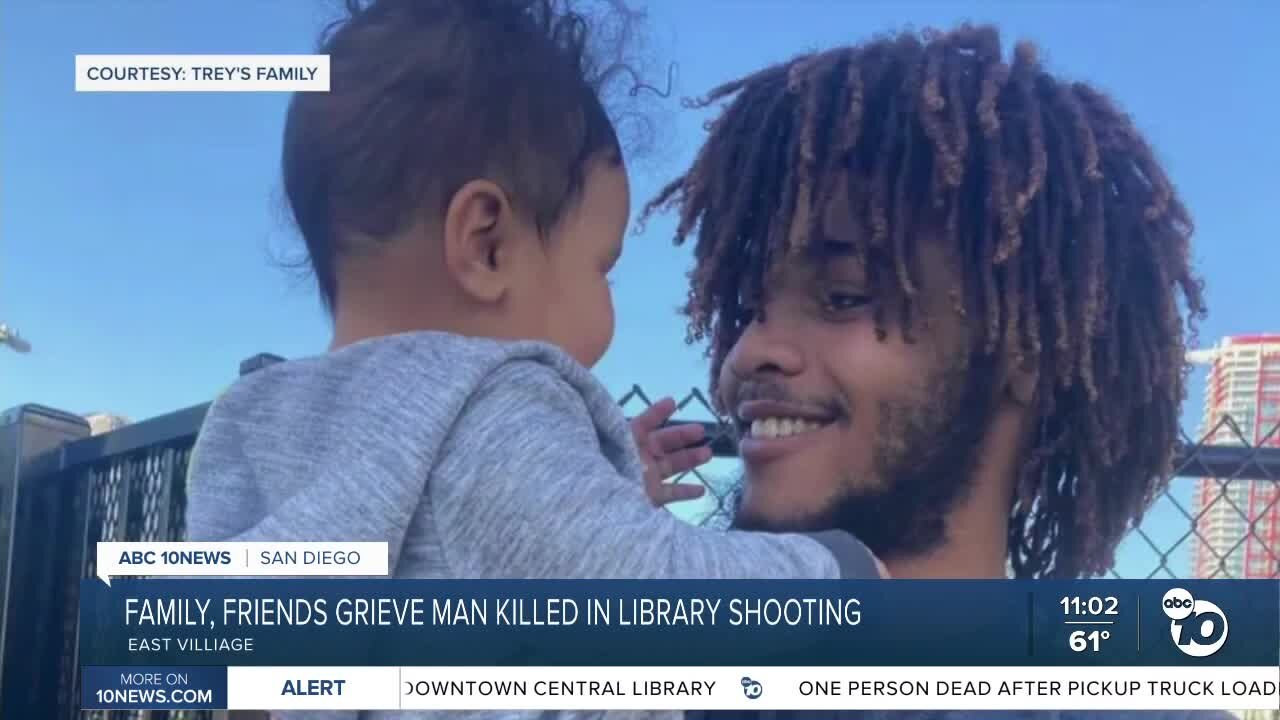 Family, friends grieve man killed in library shooting