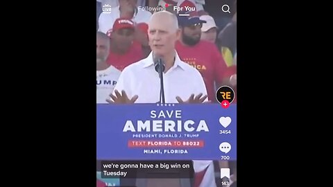 Rick Scott has a fraudian slip...