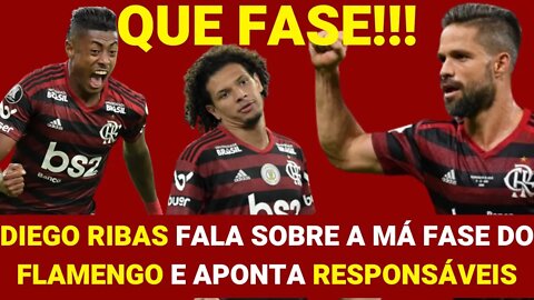 DIEGO RIBAS FALA SOBRE FASE DO FLAMENGO E APONTA OS RESPONSÁVEIS - É TRETA!!! FUTEBOL NOTÍCIAS