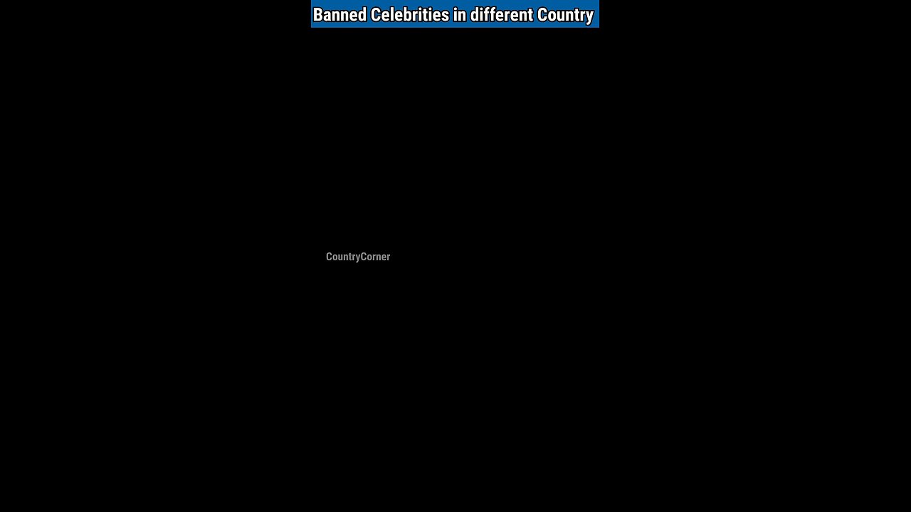 banned celebrities in different countries #