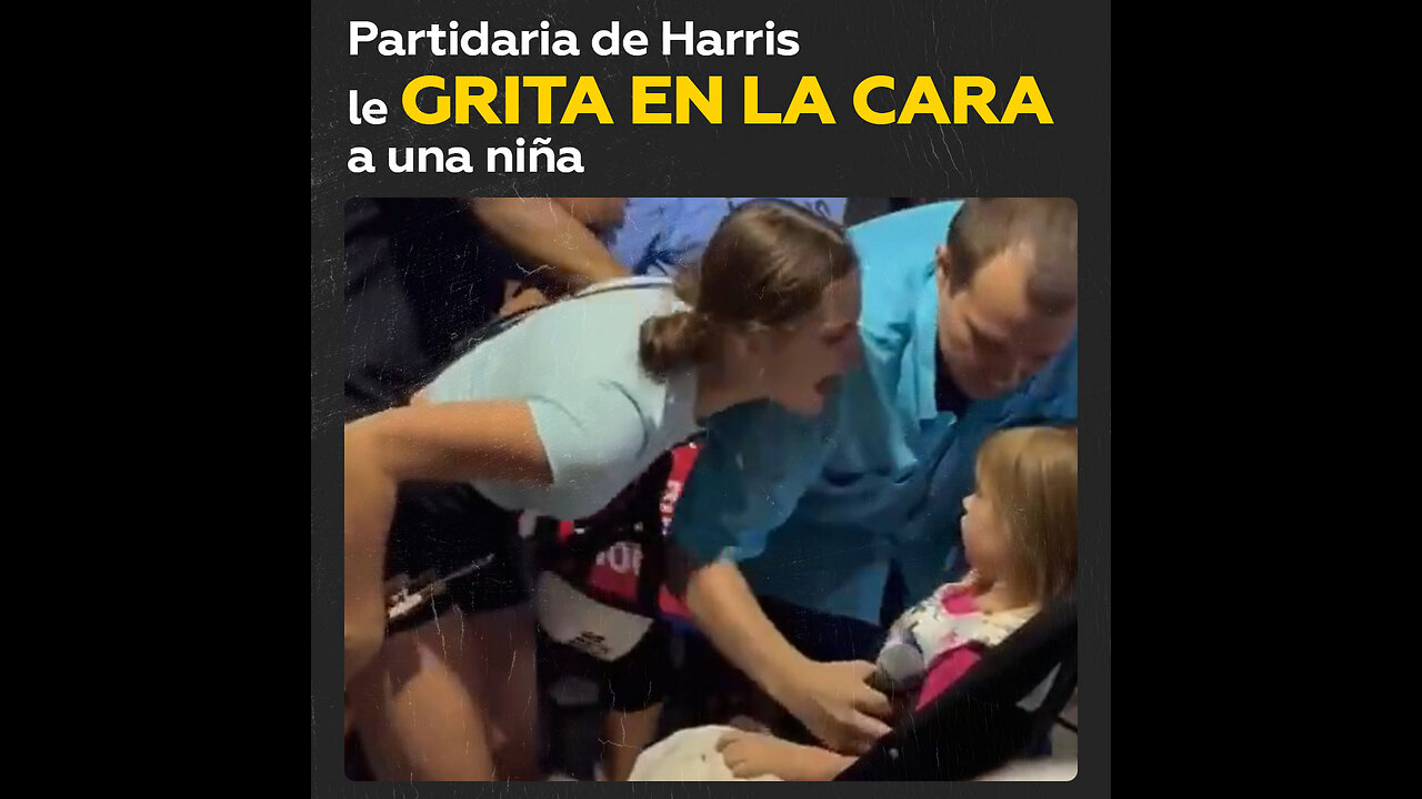 Una joven insulta en la cara a una niña