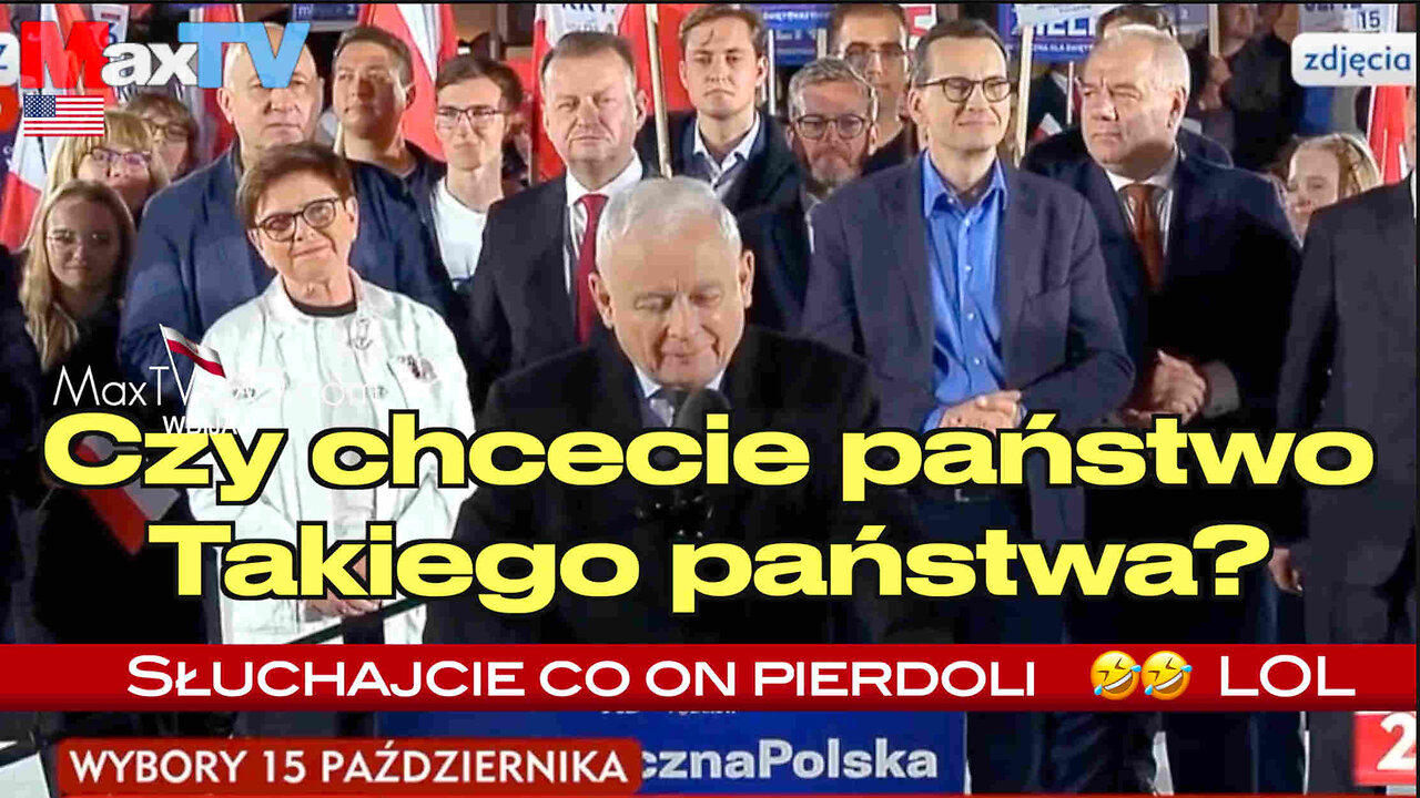 kaczor ochujał - proszę państwa Oto Miś z MaxTVGO.com