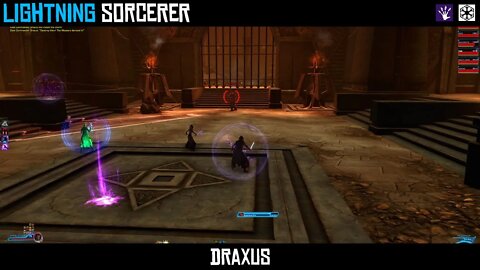 Star Wars the Old Republic: Level 75 DPS Lightning Sorcerer Gameplay - Dread Fortress: Draxus