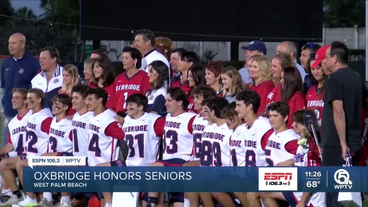 Oxbridge lacrosse honors seniors