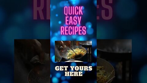 QUICK EASY RECIPES FAMILY RECIPES