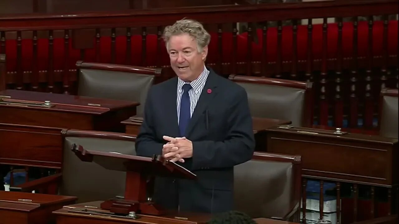BREAKING: Rand Paul Blocks $40B Ukraine Bill, Explains Why