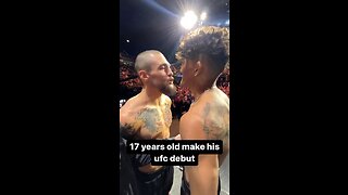 17 years old makes UFC debut