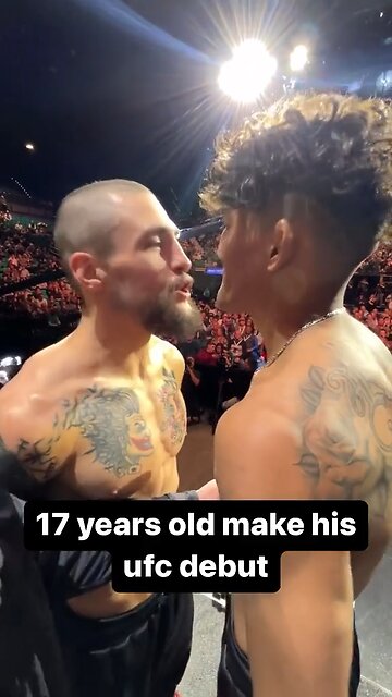 17 years old makes UFC debut