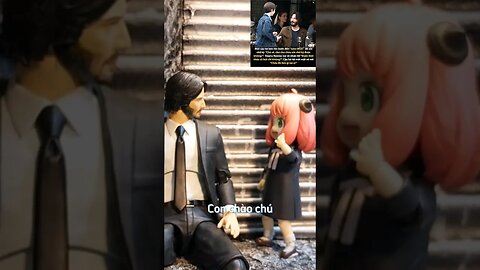 [John Wick] x [Anya] Khi Anya Xin Chữ Ký John Wick Và Cái Kết - Stop Motion #stopmotion #funny