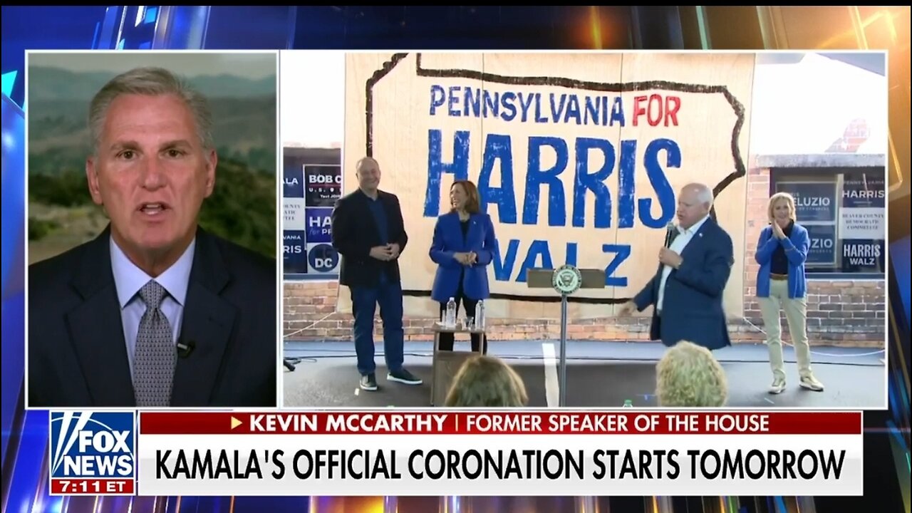 Kevin McCarthy: Harris-Walz Is Most Liberal Ticket Possible