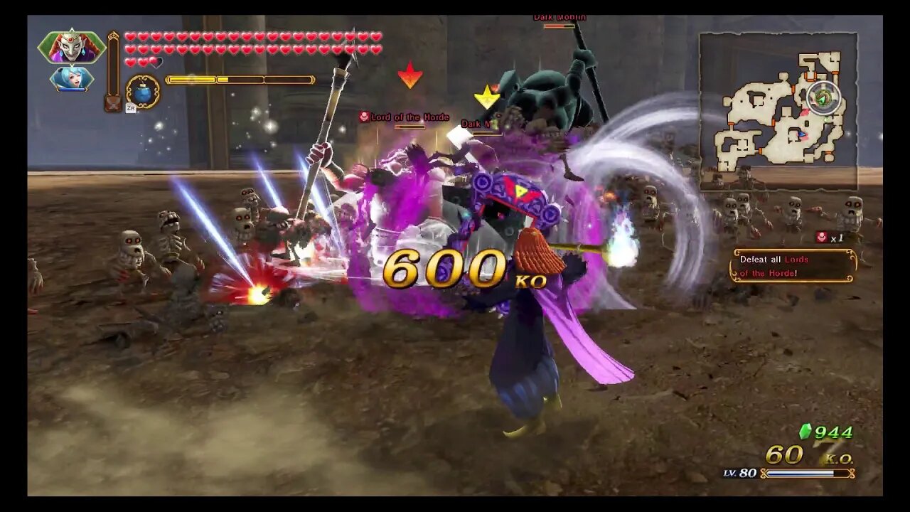 Hyrule Warriors Definitive Edition - Lorule Map - Square H4 (A Rank)