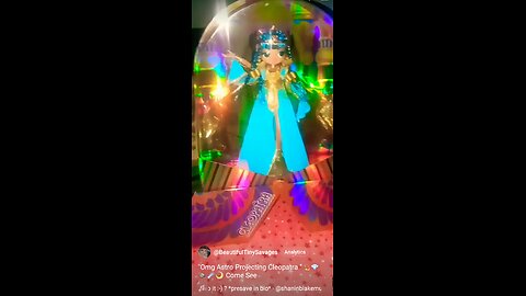 "Astro Projecting Cleopatra"🪐☄️🌙💫💎💃🎶🎼🦋Come See