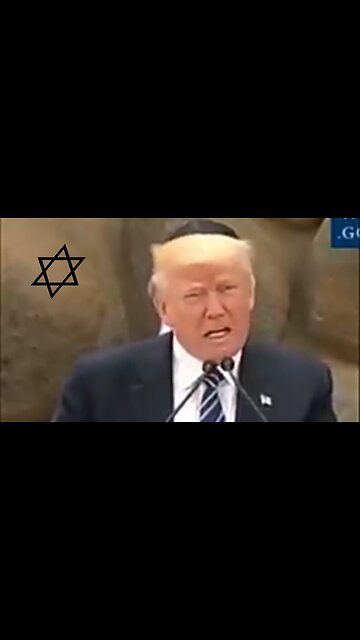 JEWISH POTUS TRUMP GIVES A SPEECH ON PROTECTING ISRAEL...HE DOESN'T GIVE A SH!T ABOUT AMERICANS! ✡️