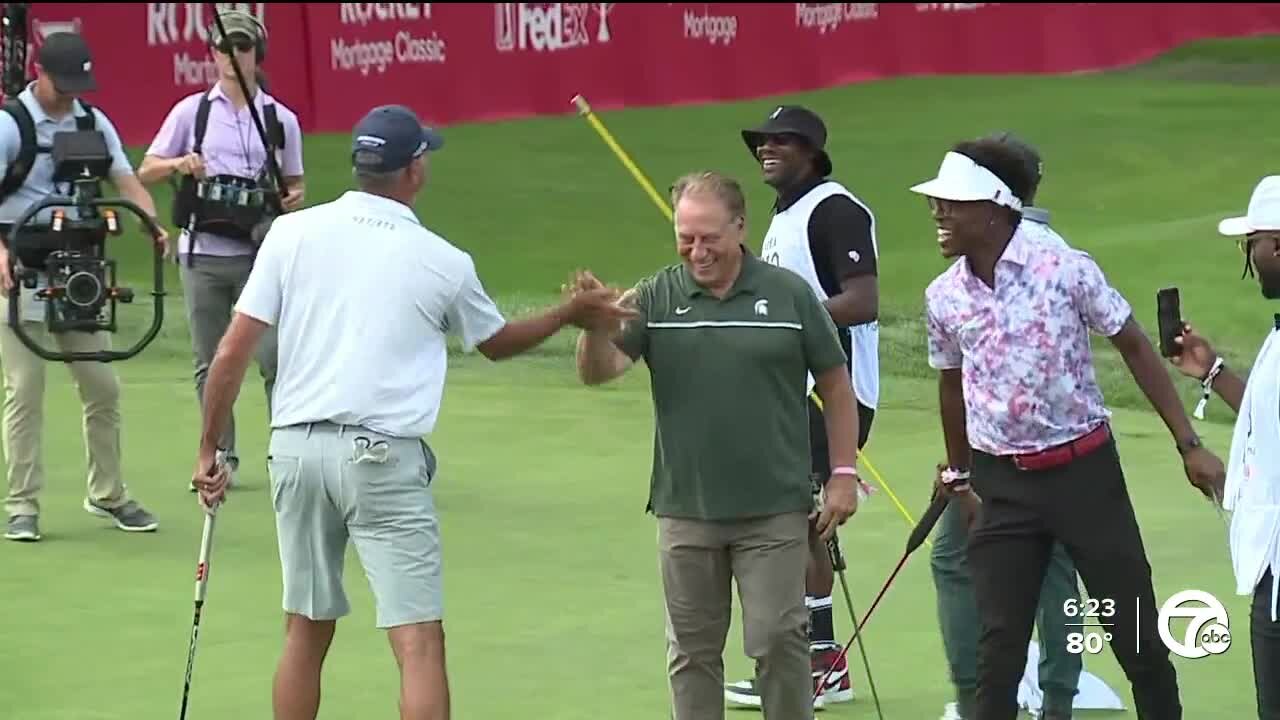 Tom Izzo, Matt Kuchar among Celebrity Scramble winners at Rocket Mortgage Classic