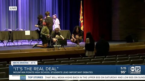 Students in Ahwatukee shine, moderate two debates for multiple candidates