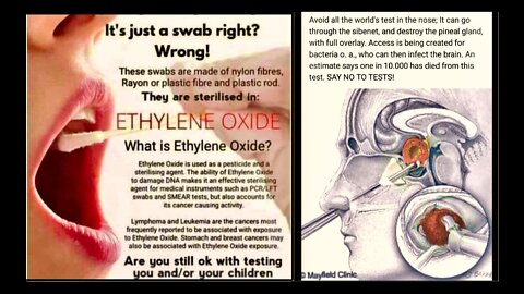 CDC Admits Deadly PCR Tests Give False Positives Proving Pandemic Was A Hoax Ethylene Oxide Cancer