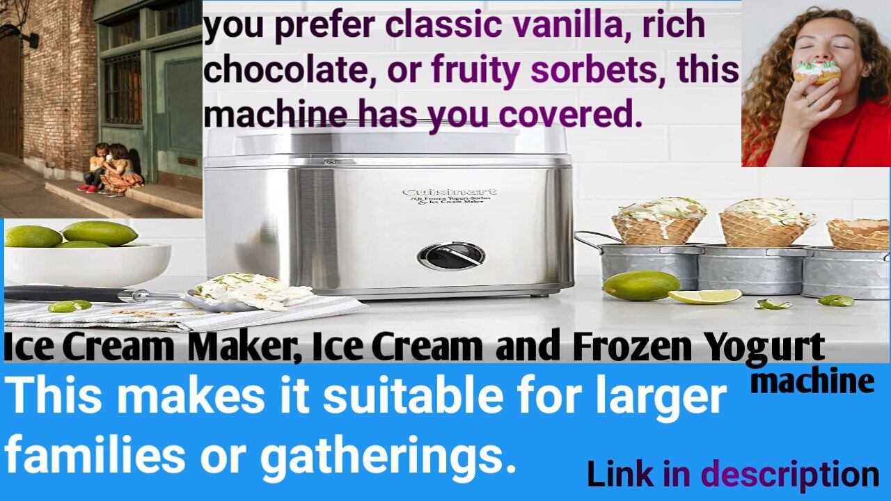 ice cream maker | frozen yougart maker for parties & families