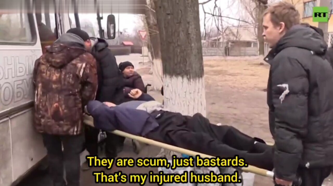 Former Ukraine, Soledar: An elderly couple describes the crimes of the Ukro-Nazis