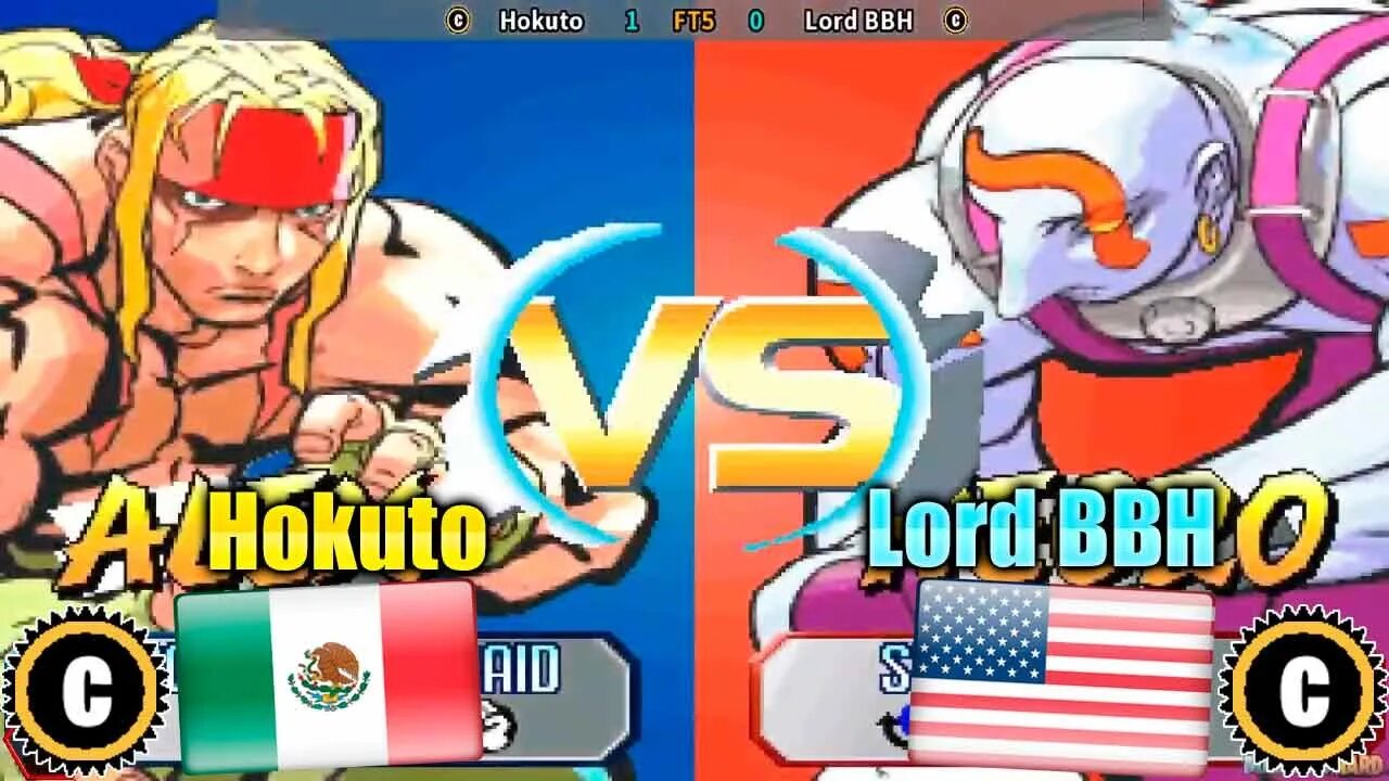 Street Fighter III 2nd Impact: Giant Attack (Hokuto Vs. Lord BBH) [Mexico Vs. U.S.A.]