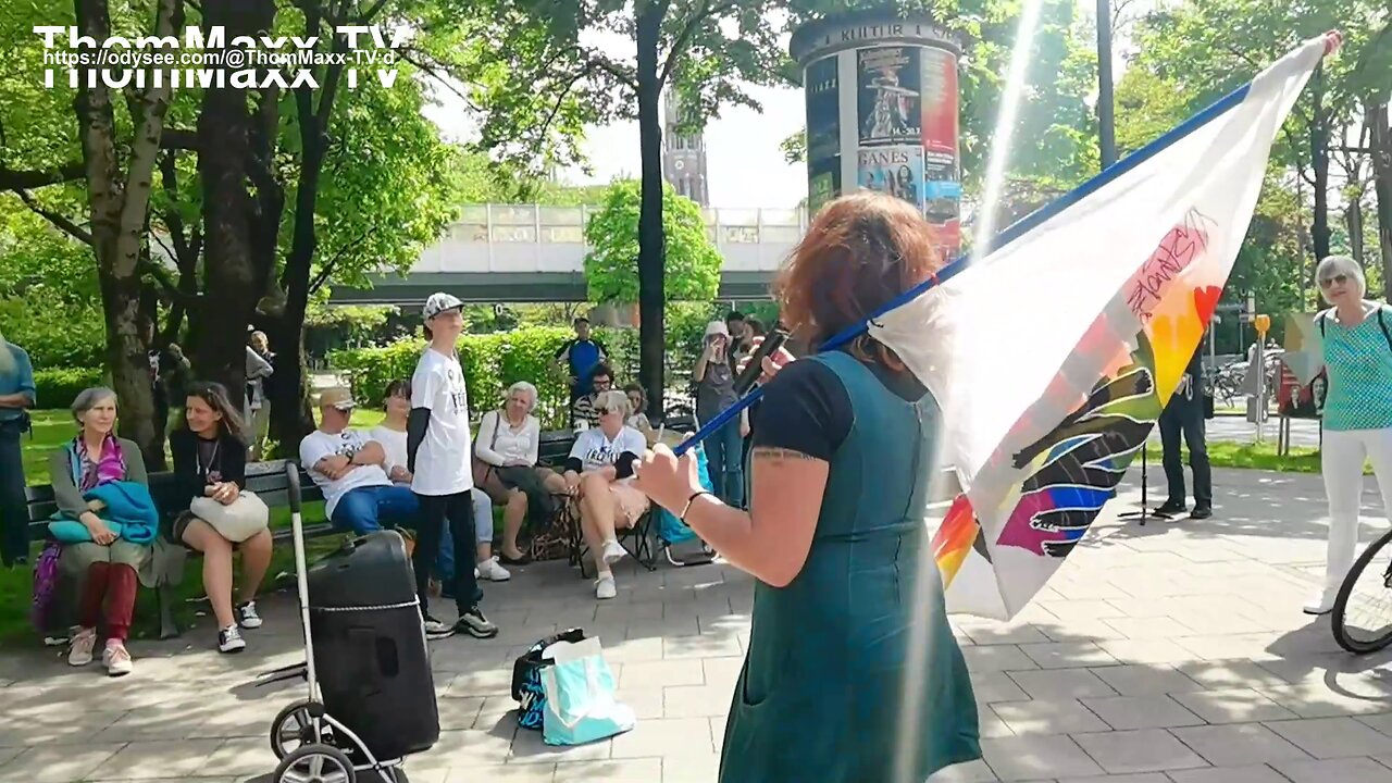 Neues von Max Eder & Ronjas Rück-Okkupation der Regenbogenfahne - #FREEMAXEDER Demo 21.5.23 (2)