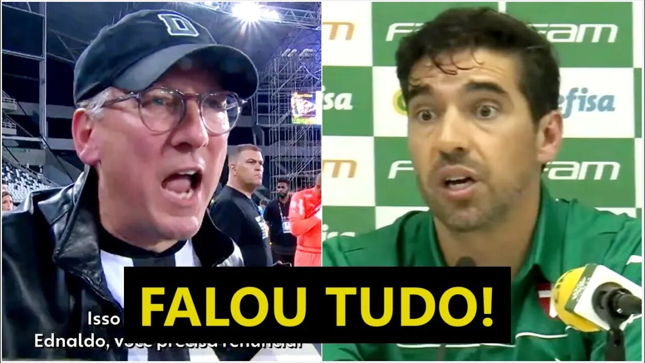 "PRA MIM, O TEXTOR É..." Abel Ferreira FALA TUDO sobre POLÊMICA após 4 a 3 do Palmeiras no Botafogo!