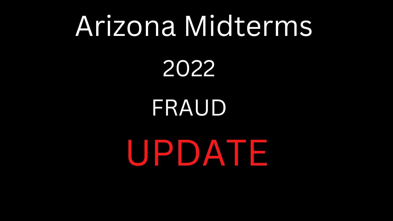 UPDATE ON ARIZONA MIDTERMS Will Anything Get Settled?