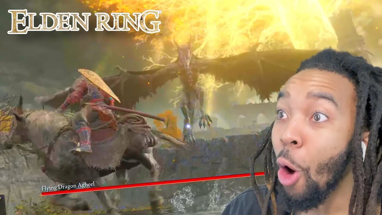 THIS DRAGON IS PU$$Y!!! (Flying Dragon Agheel) | Elden Ring