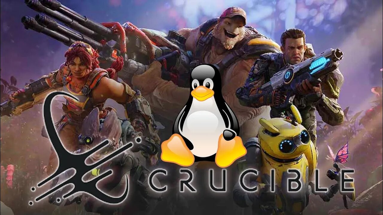 Crucible - Gameplay on Linux w/ Proton SteamPlay