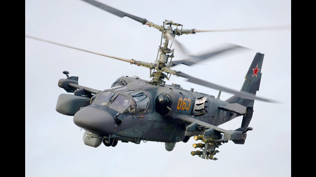 Russian KA-52 Alligator Pilot View