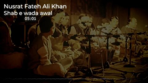 Shab e wada awal - Slowed reverb nfak... #viral #video #nfakremixqawali #shabewadaawal