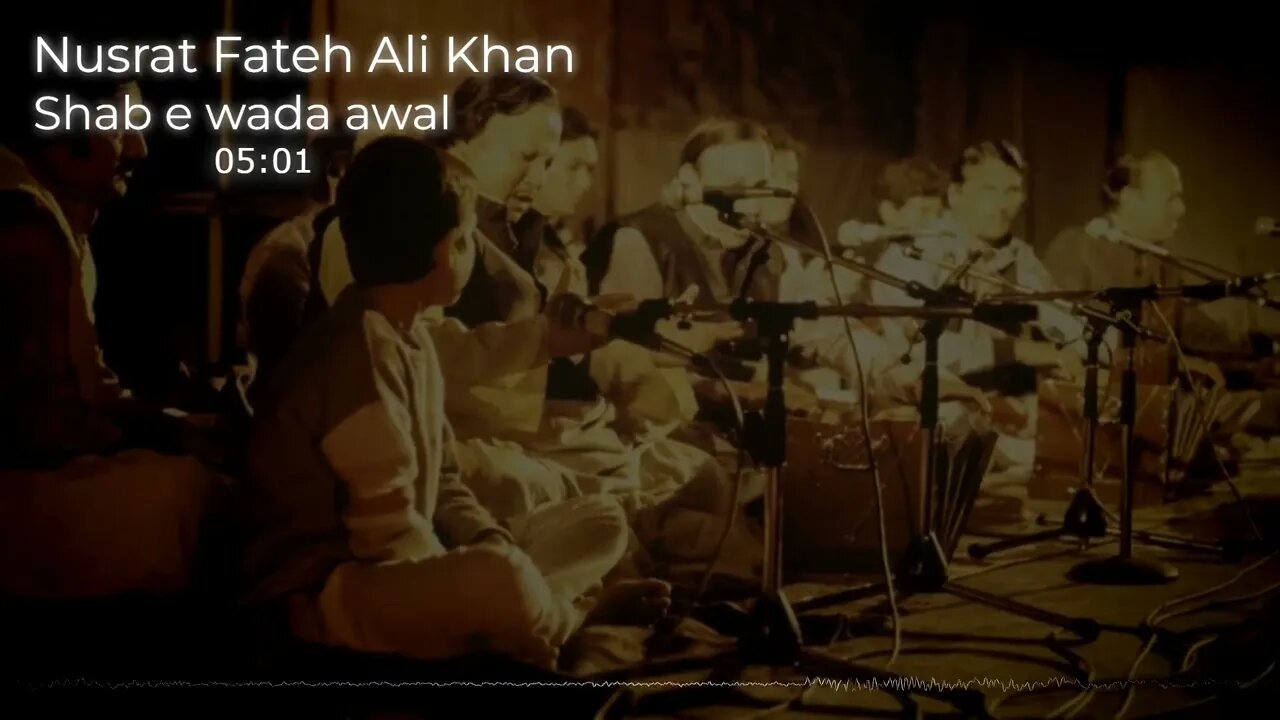 Shab e wada awal - Slowed reverb nfak... #viral #video #nfakremixqawali #shabewadaawal