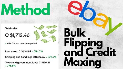 Method 1 and 2: Build passive income with Ebay and Leverage Credit into CASH