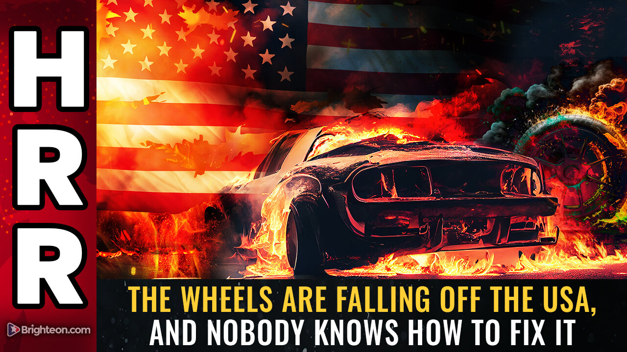 The WHEELS are falling off the USA, and nobody knows how to fix it