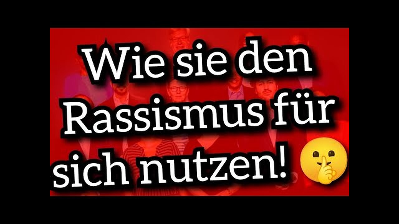 Wie sie den Rassismus für sich nutzen! 🤫@Ignaz Bearth🙈