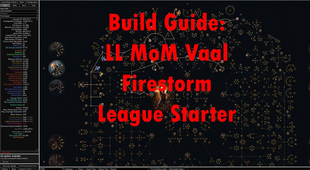 Build Guide: LL MoM Vaal Firestorm